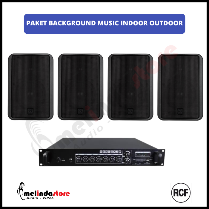 Paket Sound System Background Music Speaker RCF - 4 Speaker